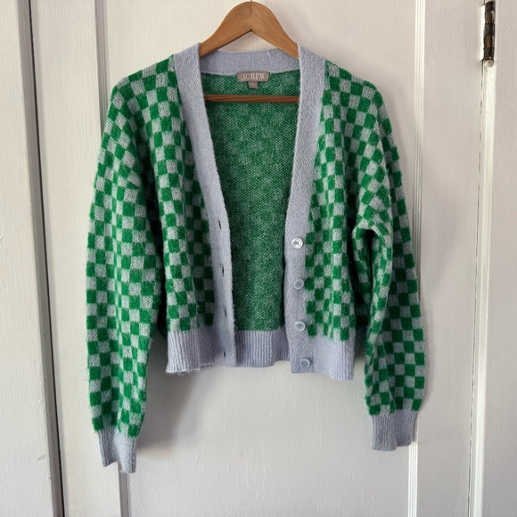 J. Crew Checkered Sweater - Picture 1 of 2